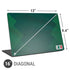 Mexico Soccer Flag Universal Laptop 16in (13 x 9.4in) Skin